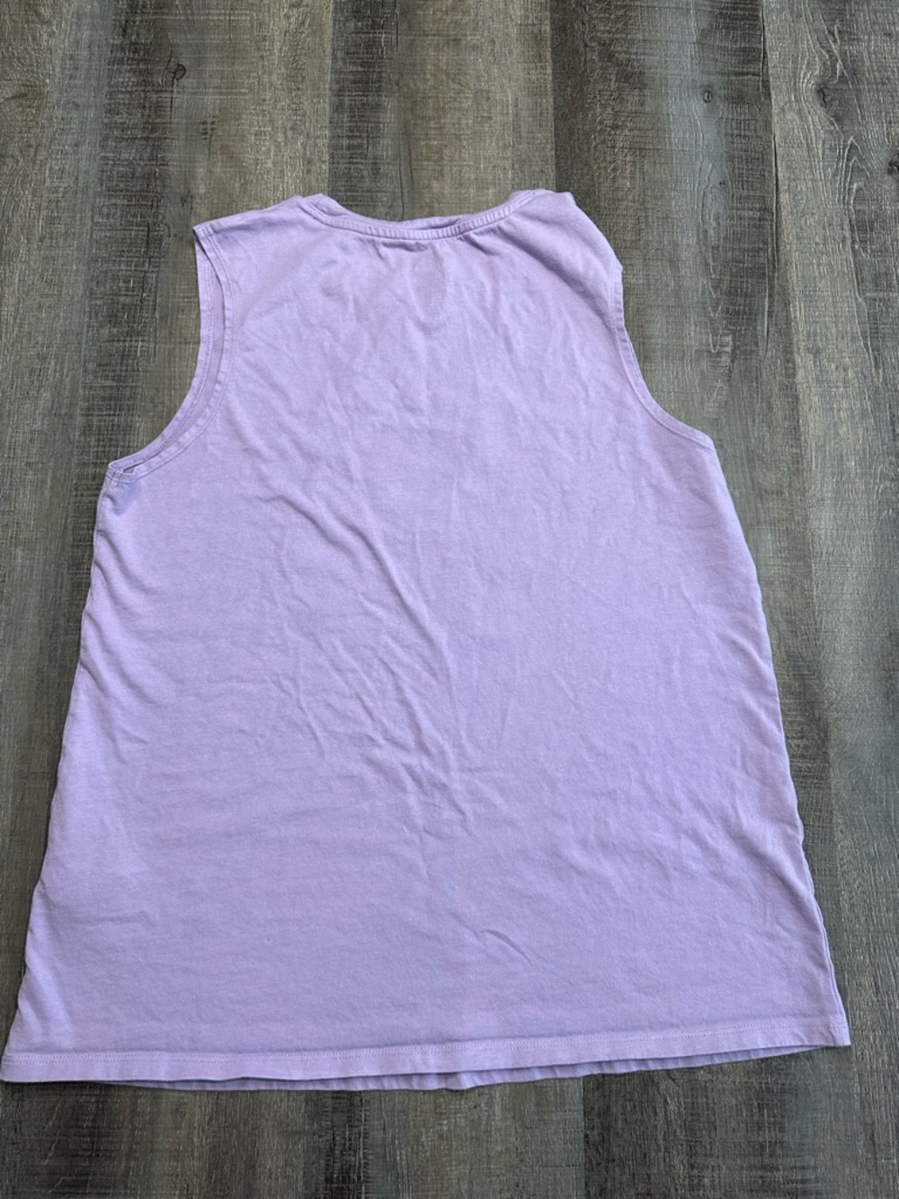 Disney Women’s Lavender Mickey Mouse Tank Top with Bright Mickey Mouse Graphic L - Picture 6 of 9